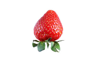 Background with strawberries. Strawberry frame. Strawberries on a white background. Isolate