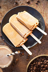 Iced coffee lollies 