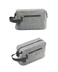 Fototapeta premium Gray hygienic handbag isolated