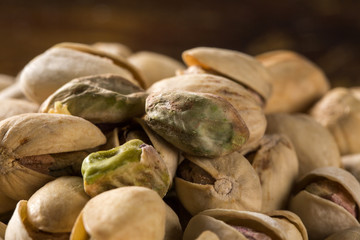 pistachio nuts close up