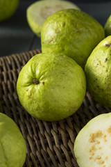Raw Organic Green Large Guava