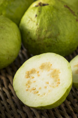 Raw Organic Green Large Guava
