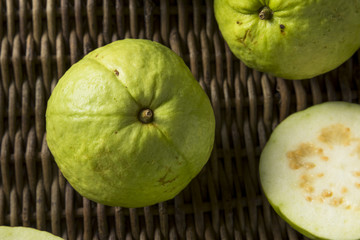 Raw Organic Green Large Guava