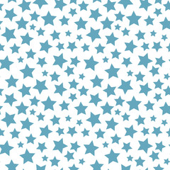Star seamless pattern. Star background. Chaotic elements. Abstract geometric shape texture. Effect of sky. Design template for wallpaper,wrapping, textile. Vector Illustration