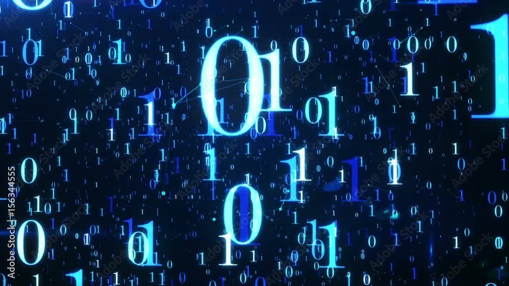 Poster flying into the abstract space of a binary code and connections