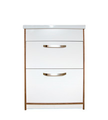 White commode isolated on white