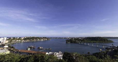 Panoramic view of the city of Ilhéus Bahia Brazil