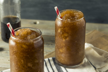 Frozen Homemade Soda Pop Slushy Drink