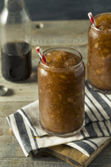 Frozen Homemade Soda Pop Slushy Drink