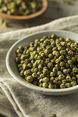 Raw Green Organic Peppercorns