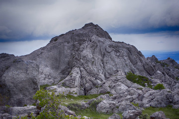 Tulove grede - part of Velebit mountain in Croatia, landscape