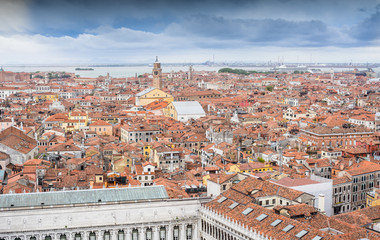 Obraz premium Venice from San Marco bell tower, Italy