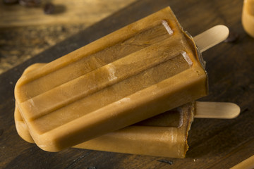Homemade Refreshing Iced Coffee Popsicles