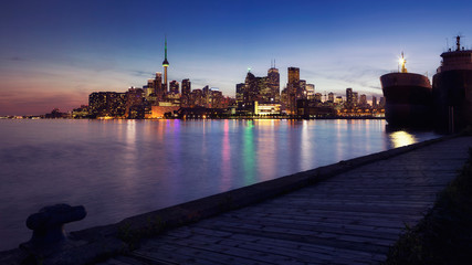 Naklejka premium Skyline of Toronto 