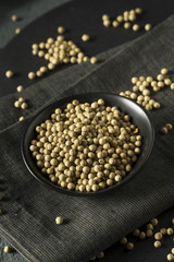 Dry Organic White Peppercorns