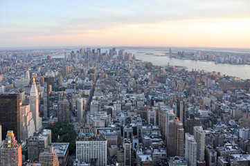 Dawn in Lower Manhattan