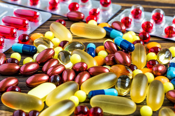 Variety of medicines and drugs