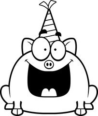 Cartoon Pig Birthday Party