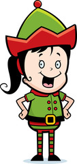 Christmas Elf Smiling