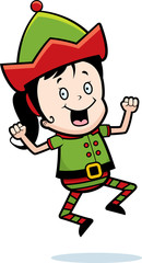 Christmas Elf Jumping