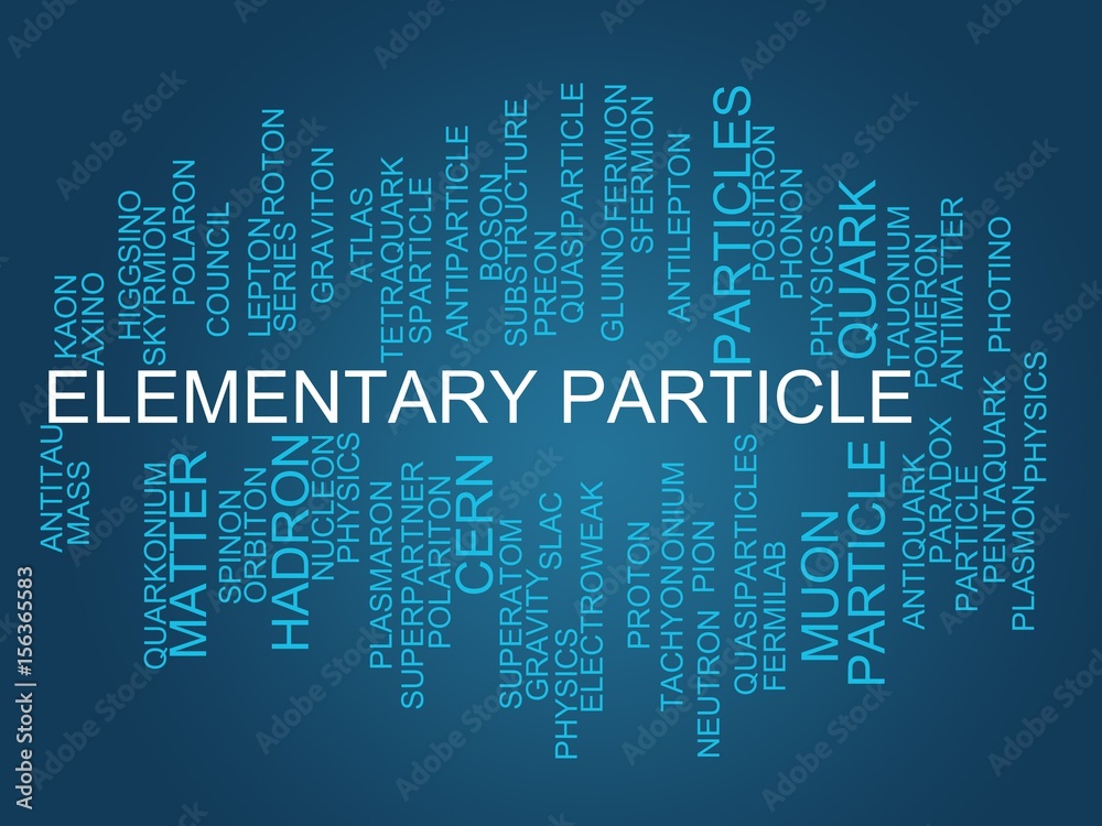 Canvas Prints elementary particle