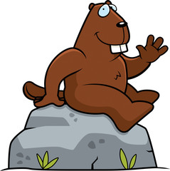 Beaver Sitting