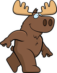 Moose Walking