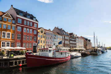 Nyhavn district  in Copenhagen