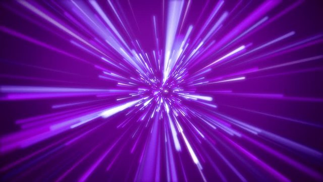 Entering purple spacewarp