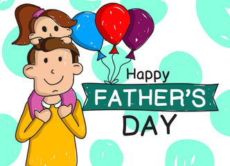 Mensaje día del padre - Feliz día papá - Padre e hija
