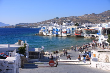 rivage &agrave; Mykonos