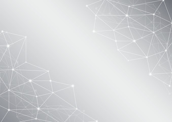 Abstract computer generated on white background