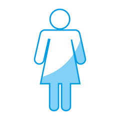 pictogram woman icon over white background. vector illustration