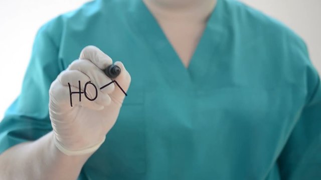 Chemical formula of Panadol and Paracetamol.