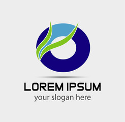 Letter O logo. Business logo vector illustration
