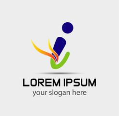 Letter i logo. Creative concept icon
