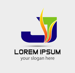 Letter j logo icon
