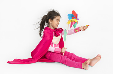Superhero Girl Child Kid Inspiration Concept
