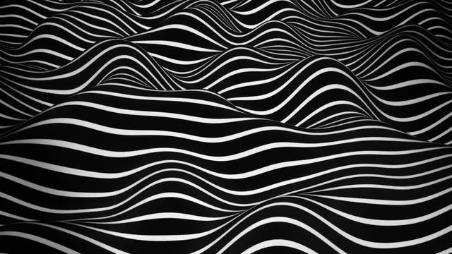 Tissue curved lines looped background