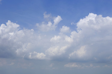 blue sky clouds