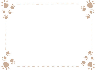 足跡　フレーム