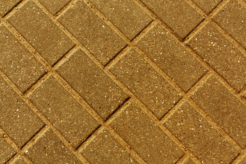 Orange pavement surface