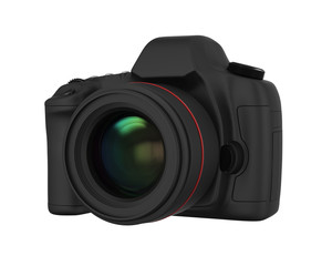 Digital SLR Camera Isolated