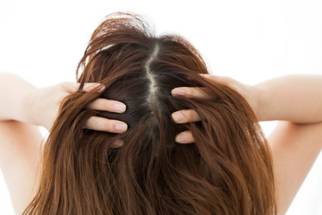 Obraz premium 頭皮ケア