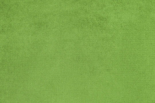 Background with green texture, velvet fabric