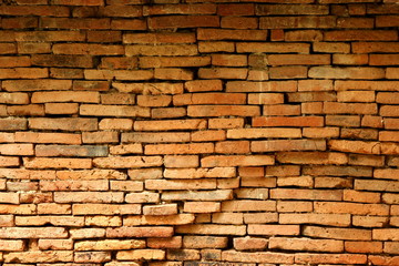 Wall brick stones grunge on background texture.Old brick wall texture.