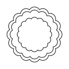 seal stamp icon over white background. vector illustration