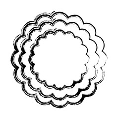 seal stamp icon over white background. vector illustration