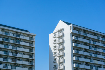 High-rise residential area on the beachfront