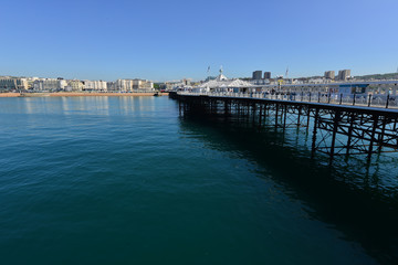 Fototapeta na wymiar Brighton Pier on a sunny spring day